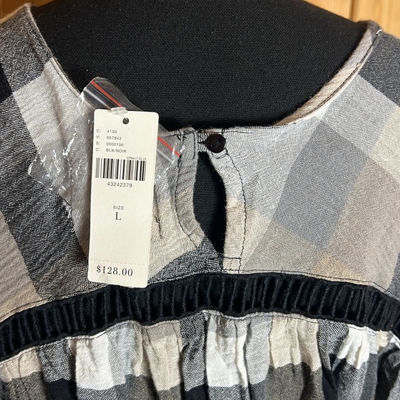 ANTHROPOLOGIE x Maeve Plaid Kimono Tie Dress - Picture 9 of 10